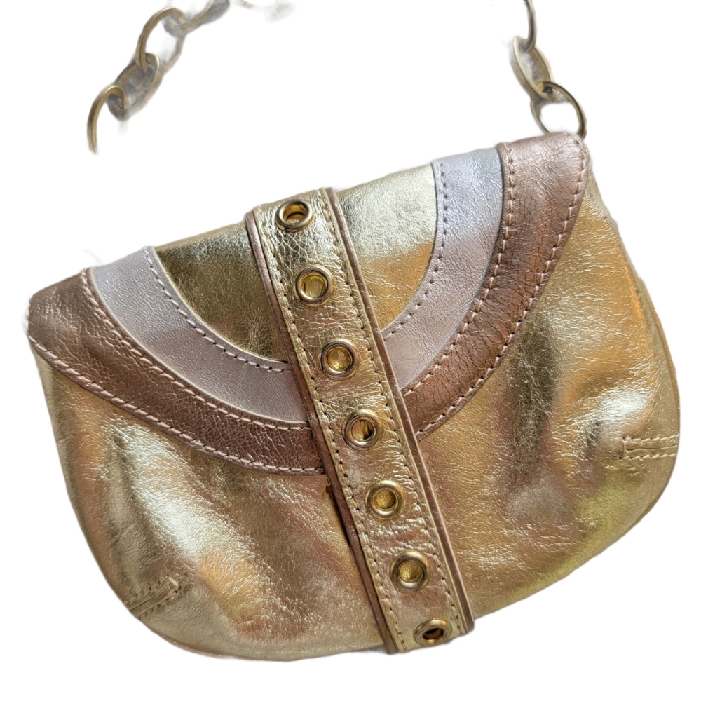 KOOBA MINI METALLIC LEATHER CROSSBODY - Picture 4 of 8